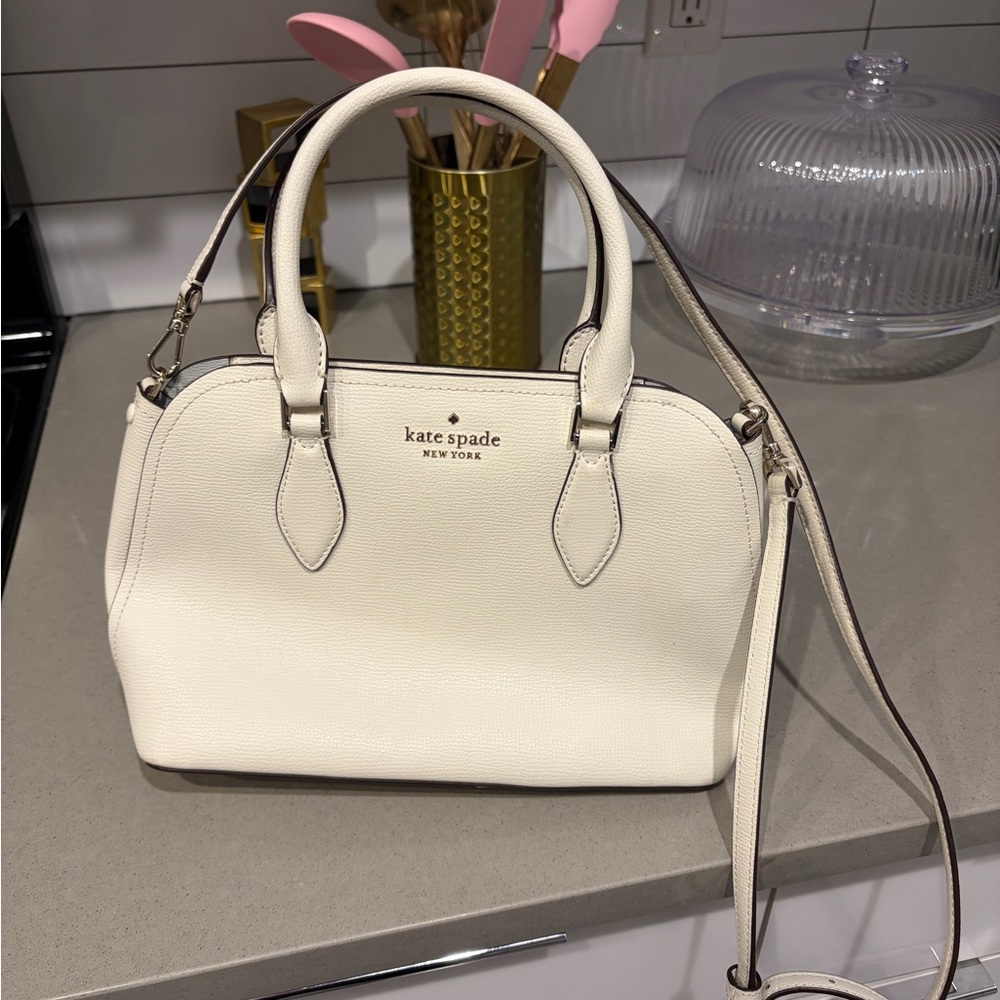 Kate Spade Cream Satchel Bag
